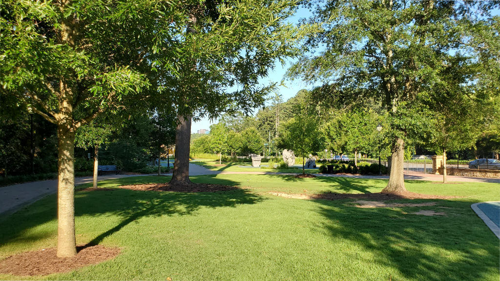 Abernathy Greenway Park North Cobb Sandy Springs Shaded Green Space