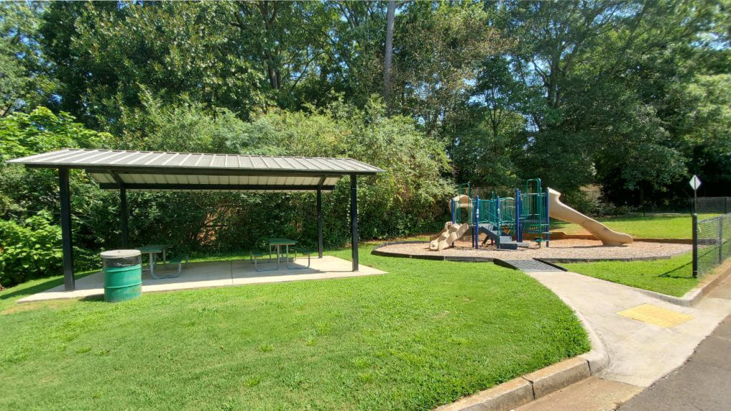 Brinkley Park Cobb Smyrna Pavilion at playground