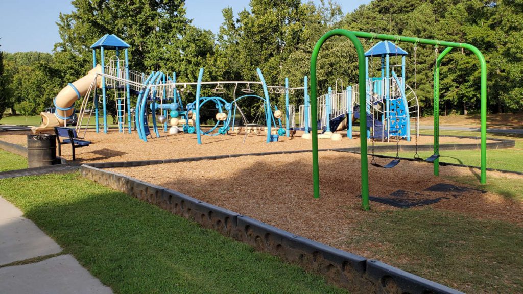 Fair Oaks Park Cobb Marietta Playground and swings
