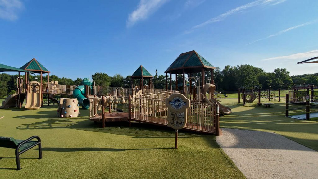 Swift Cantrell Park Cobb Kennesaw Inclusive playground ages 2-5 ramp accessible
