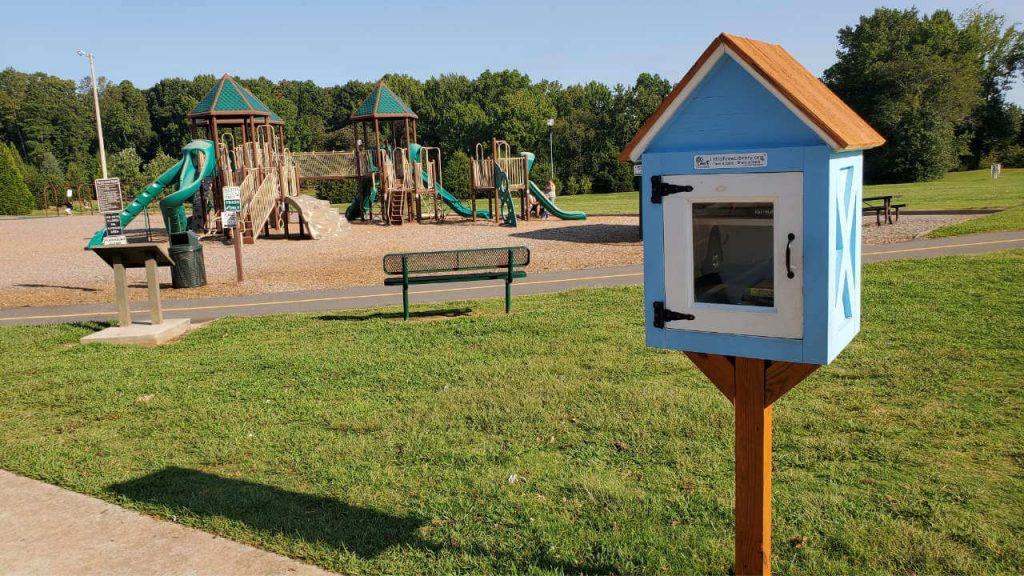 Swift Cantrell Park Cobb Kennesaw Little Free Library near playground