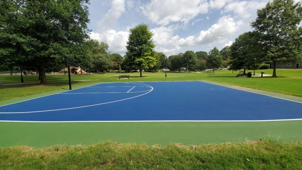 Henry Memorial Park Cobb Marietta Half basketball court