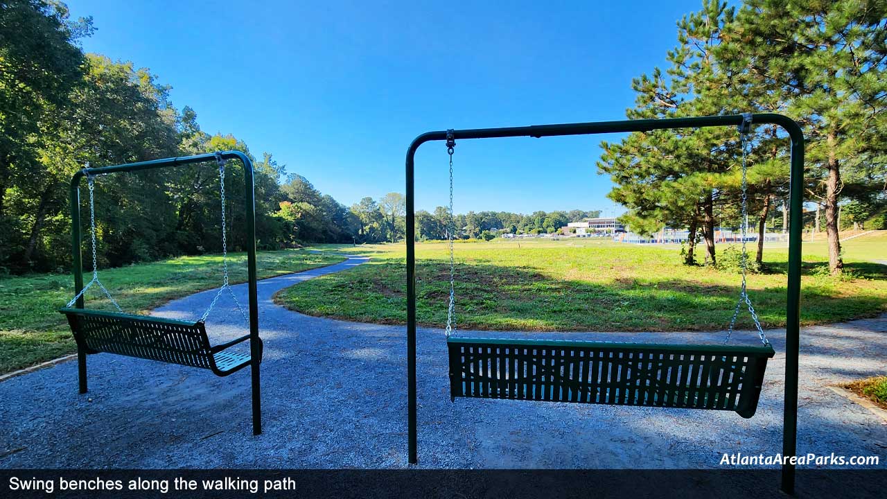Arrow-Creek-Park-DeKalb-Chamblee-Swing-benches