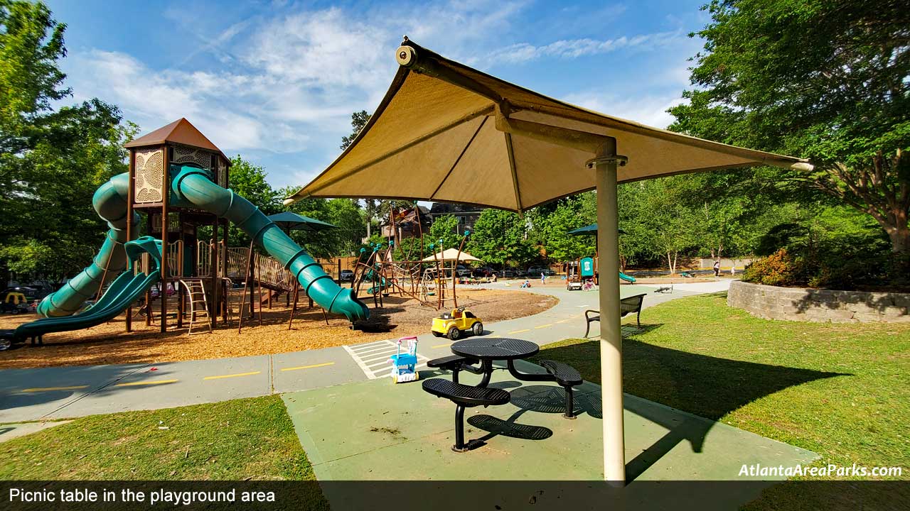 Ashford-Park-Dekalb-Brookhaven-Picnic-table-in-the-playground