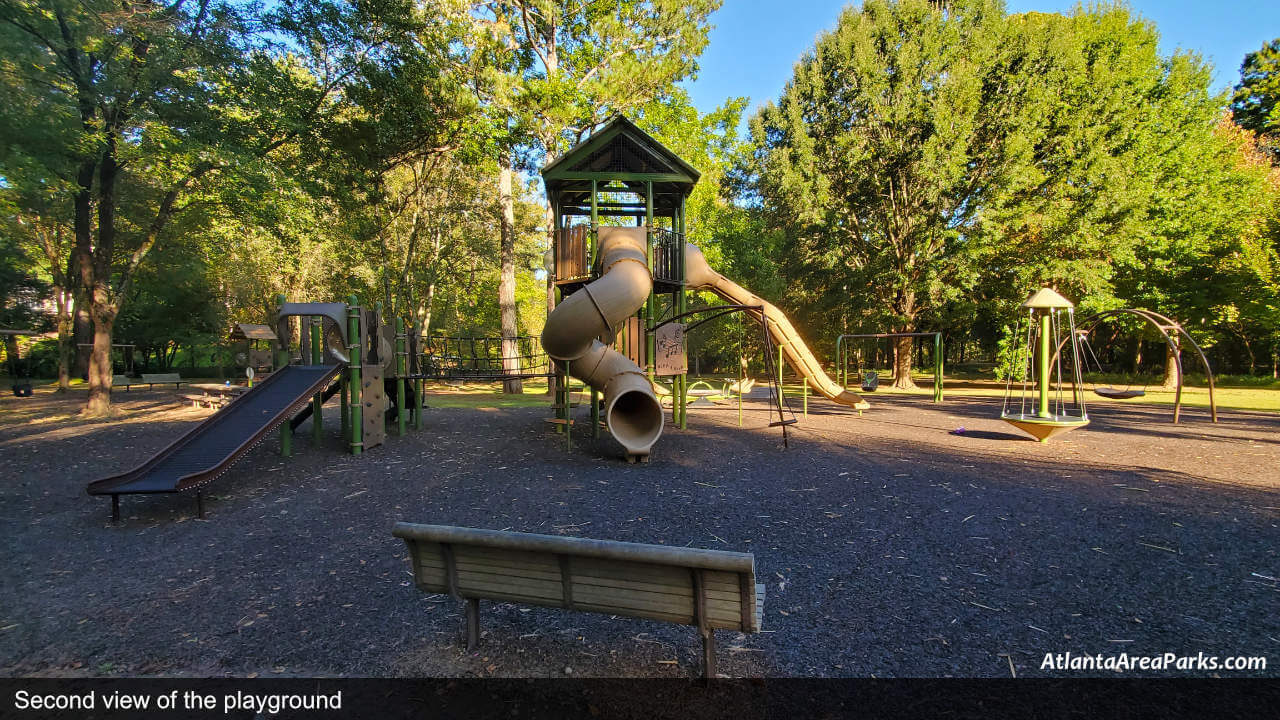Atlanta Memorial Park Fulton Buckhead Playground slides