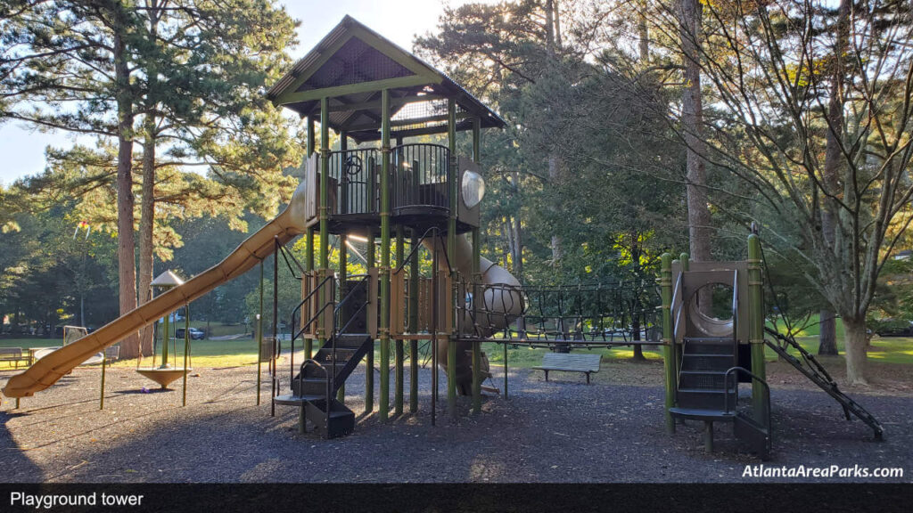 Atlanta Memorial Park Fulton Buckhead Playground tower