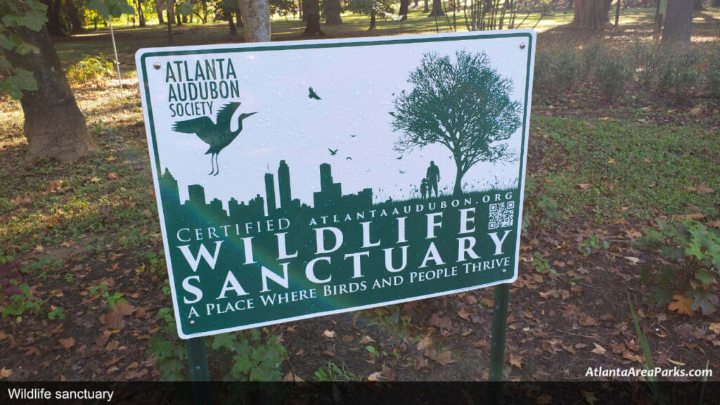 Atlanta Memorial Park Fulton Buckhead Wildlife sanctuary
