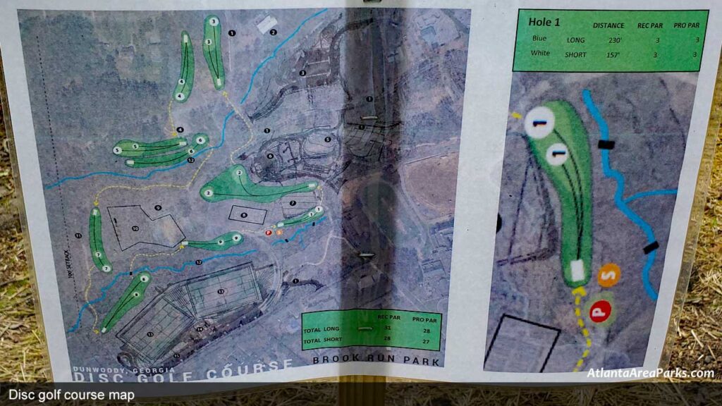 Brook-Run-Park-Dekalb-Dunwoody-Disc-golf-course-map