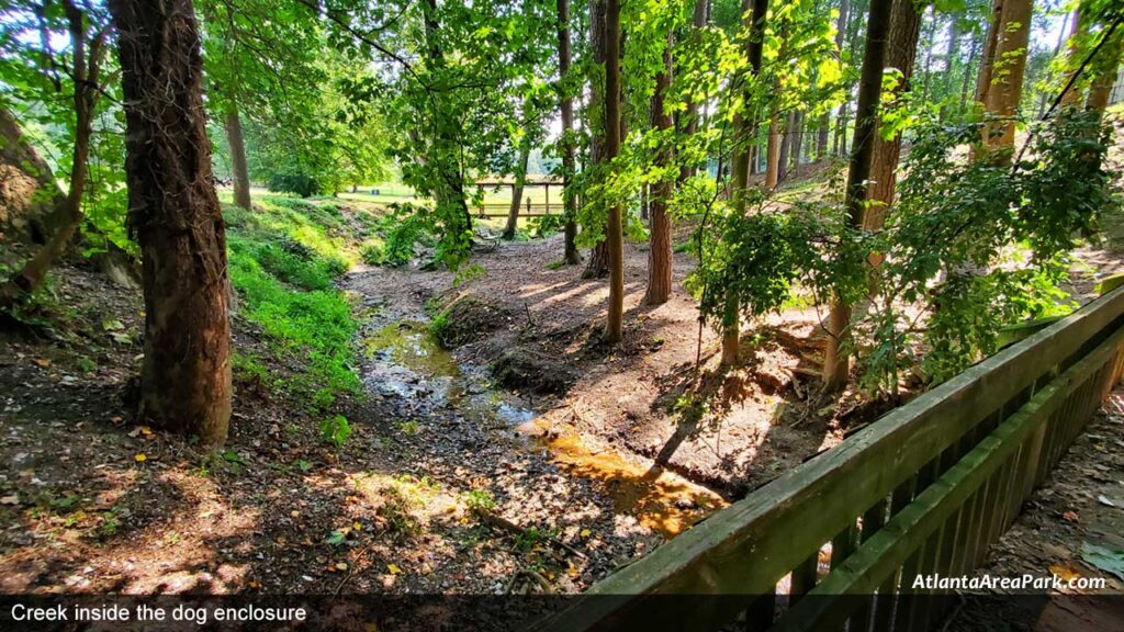 Brookhaven-Park-Dekalb-Creek-inside-the-dog-enclosure