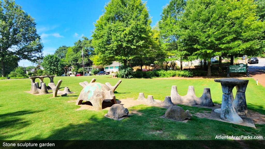 Cabbagetown-Park-Atlanta-Fulton-Stone-sculpture-garden