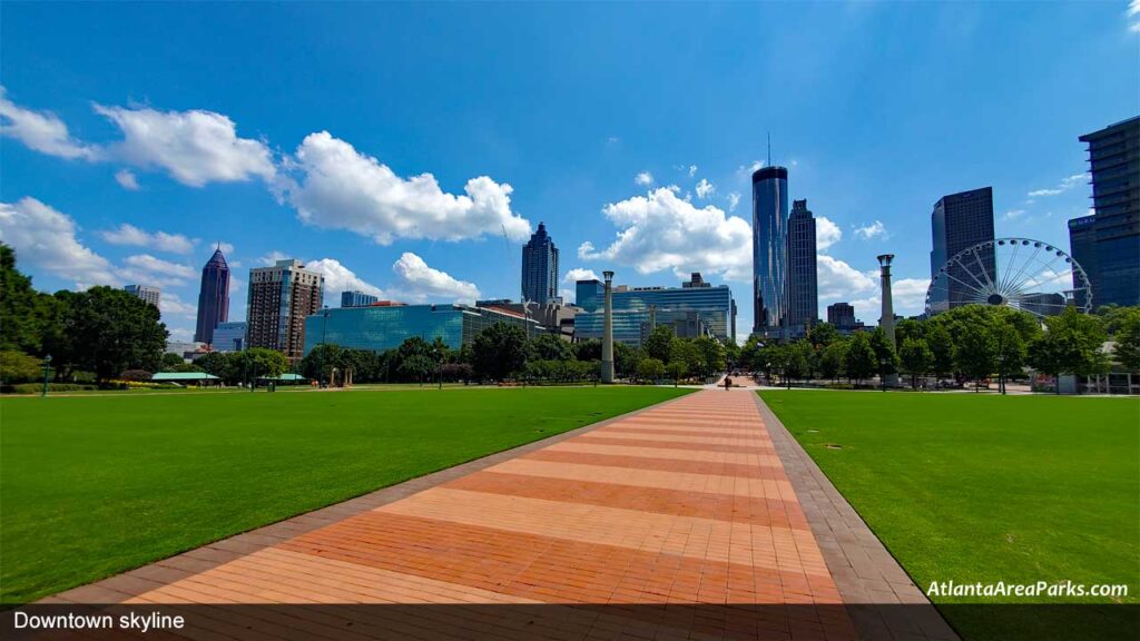 Centennial-Olympic-Park-Fulton-Atlanta-Downtown-skyline