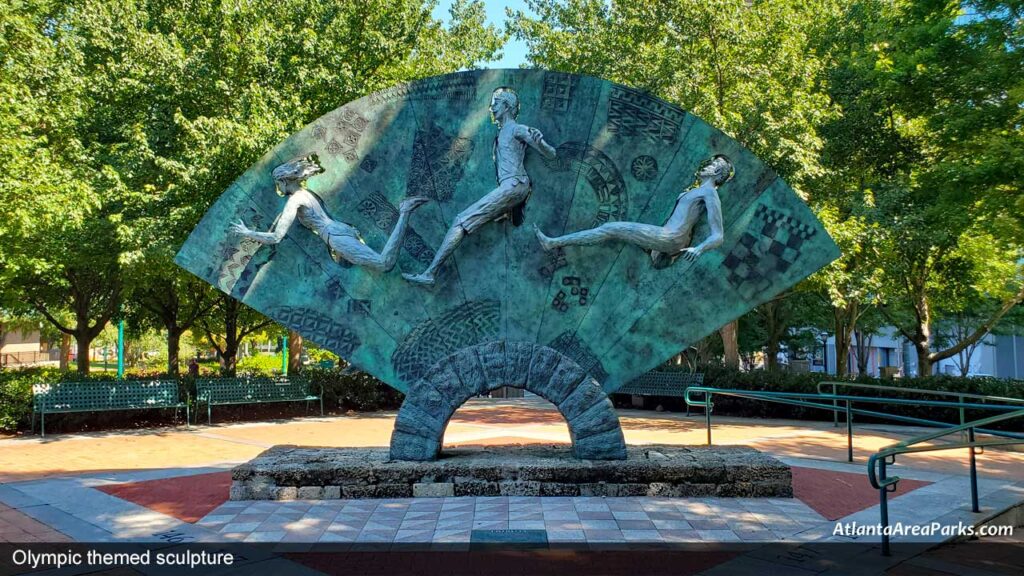 Centennial-Olympic-Park-Fulton-Atlanta-Olympic-themed-sculpture