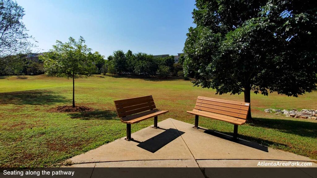 Central-Park-at-Brookleigh-Dekalb-Brookhaven-Seating-along-the-pathway