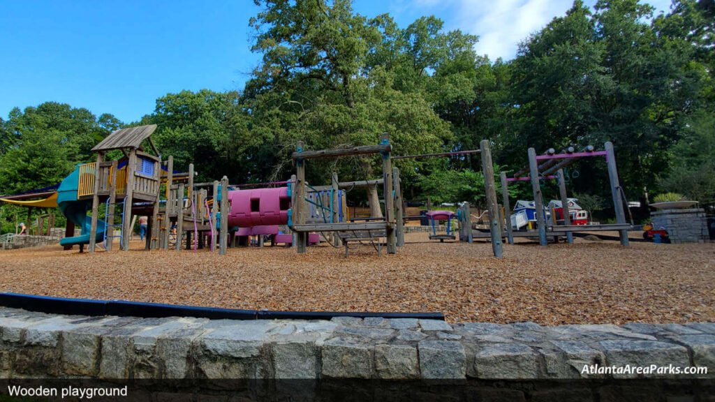 Chastain Park Fulton Atlanta Buckhead Original wooden Playground