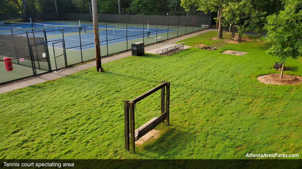Chastain Park Fulton Atlanta Buckhead Tennis Court spectating area