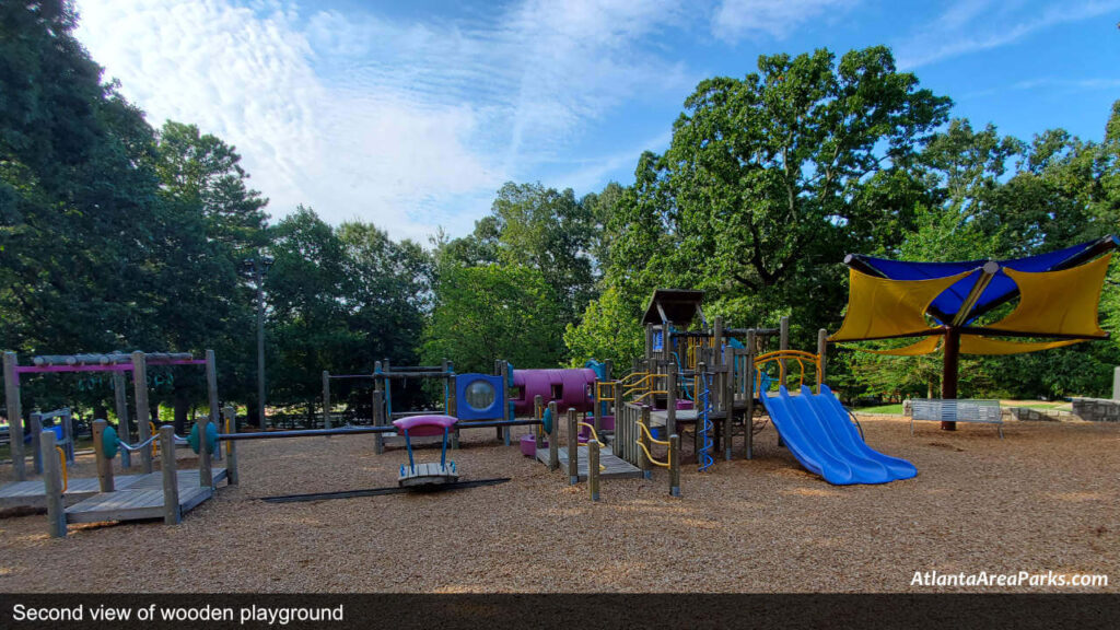 Chastain Park Fulton Atlanta Buckhead Wooden playground structure