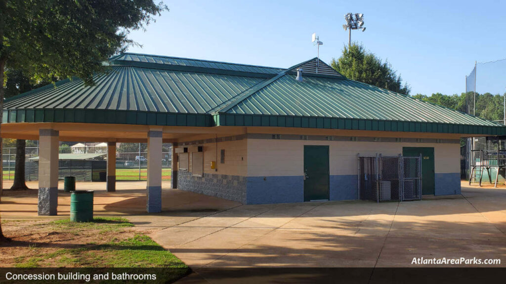 Chuck Camp Park Cobb Smyrna Concession building and bathrooms for baseball fields