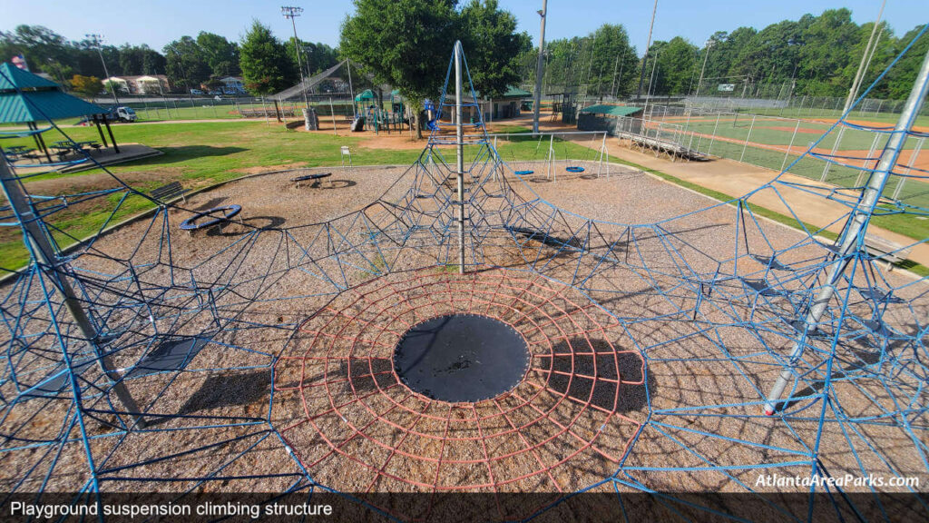 Chuck Camp Park Cobb Smyrna Playground suspension climbing structure