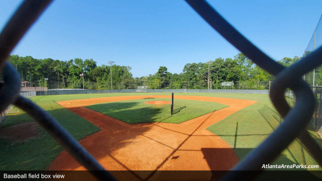 Chuck Camp Park Cobb Smyrna Smaller baseball field box view