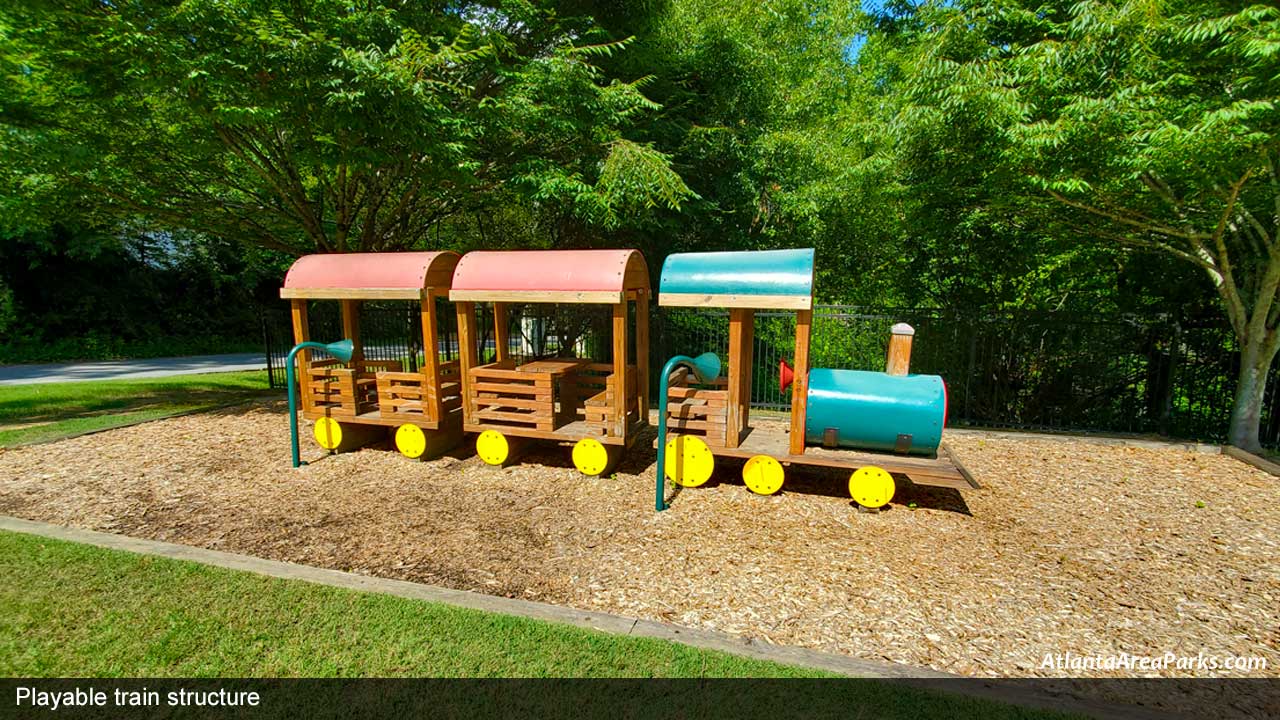 Clairmont-Park-Dekalb-Chamblee-Playable-train-structure