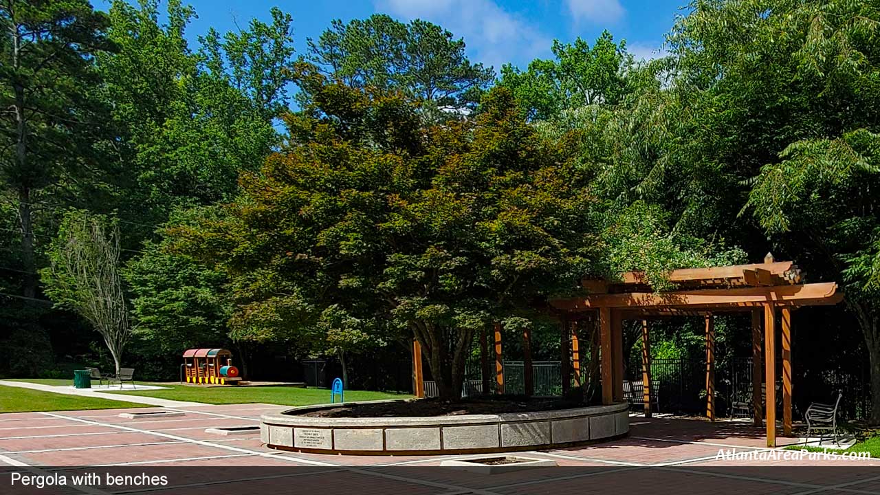 Clairmont-Park-Dekalb-Chamblee-pergola-and-benches