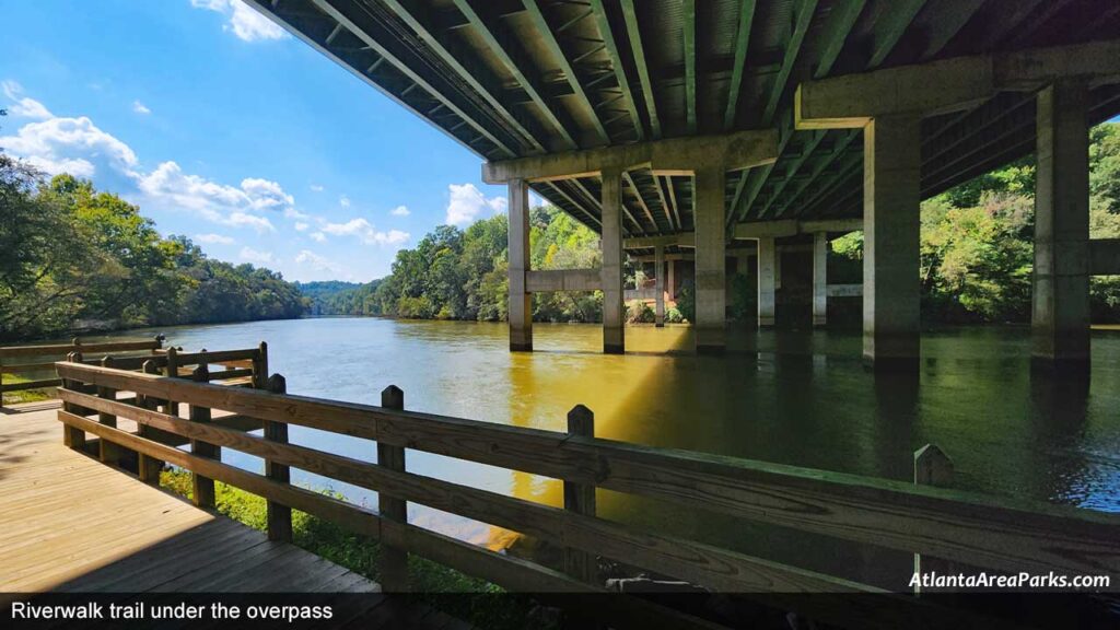 Don-White-Park-Fulton-Roswell-Riverwalk-trail-under-overpass