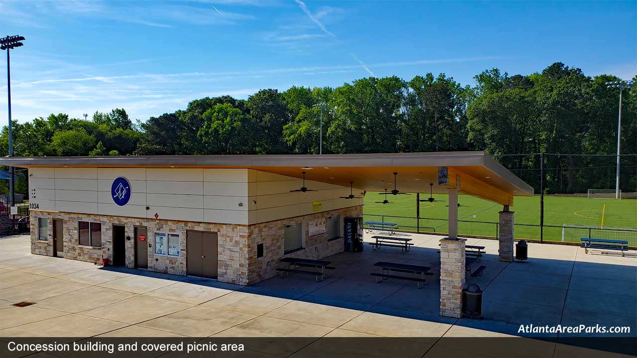 Franklin-Gateway-Sports-Complex-Marietta-Cobb-Concession-Building-and-covered-picnic-area