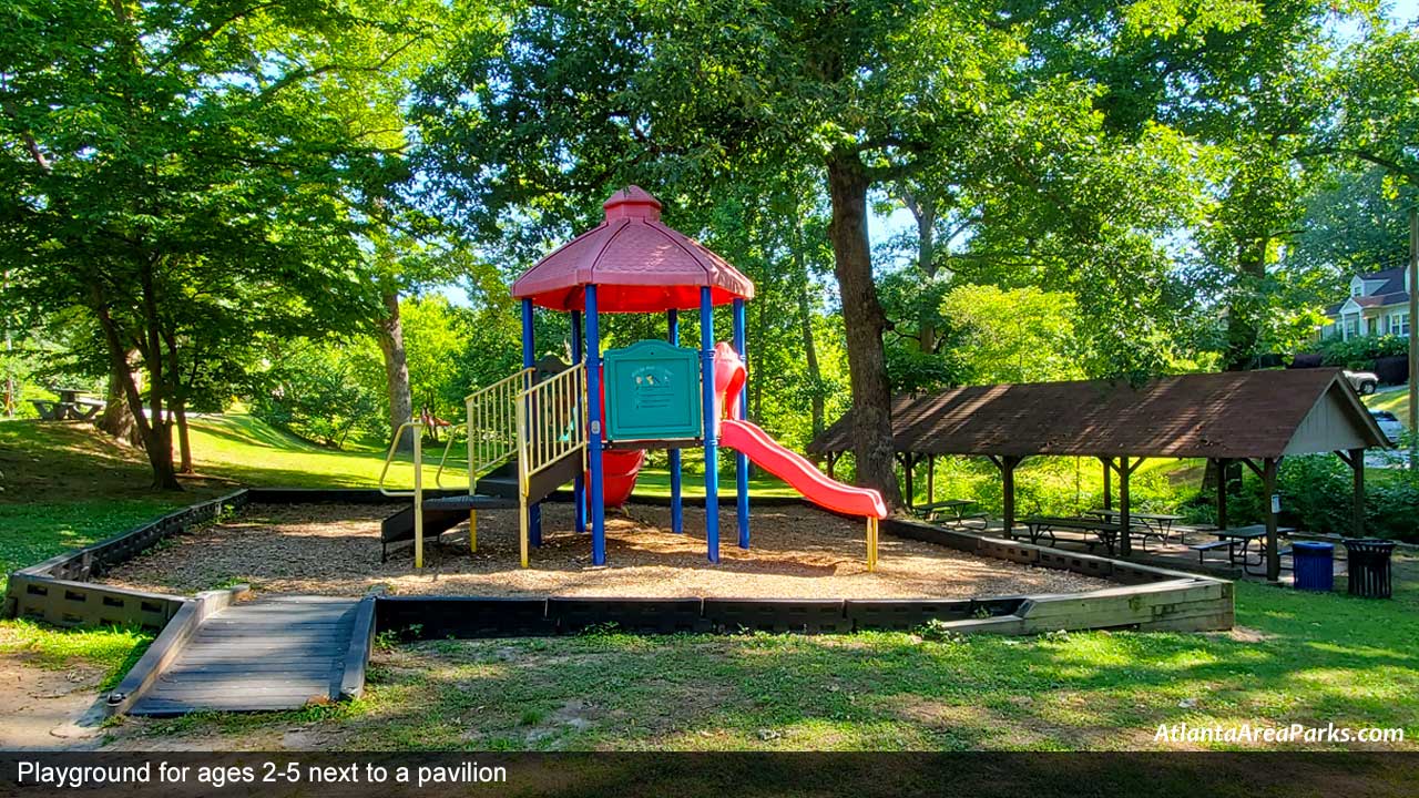 Georgian-Hills-Park-Dekalb-Brookhaven-Playground-for-ages-2-5-next-to-pavilion
