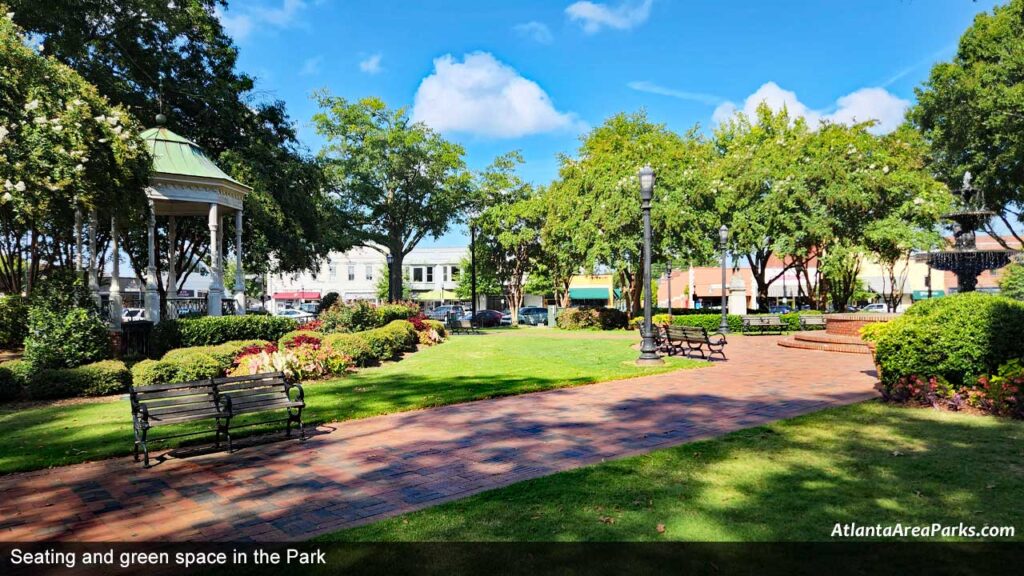 Glover-Park-in-Marietta-Square-Cobb-Seating-and-green-space
