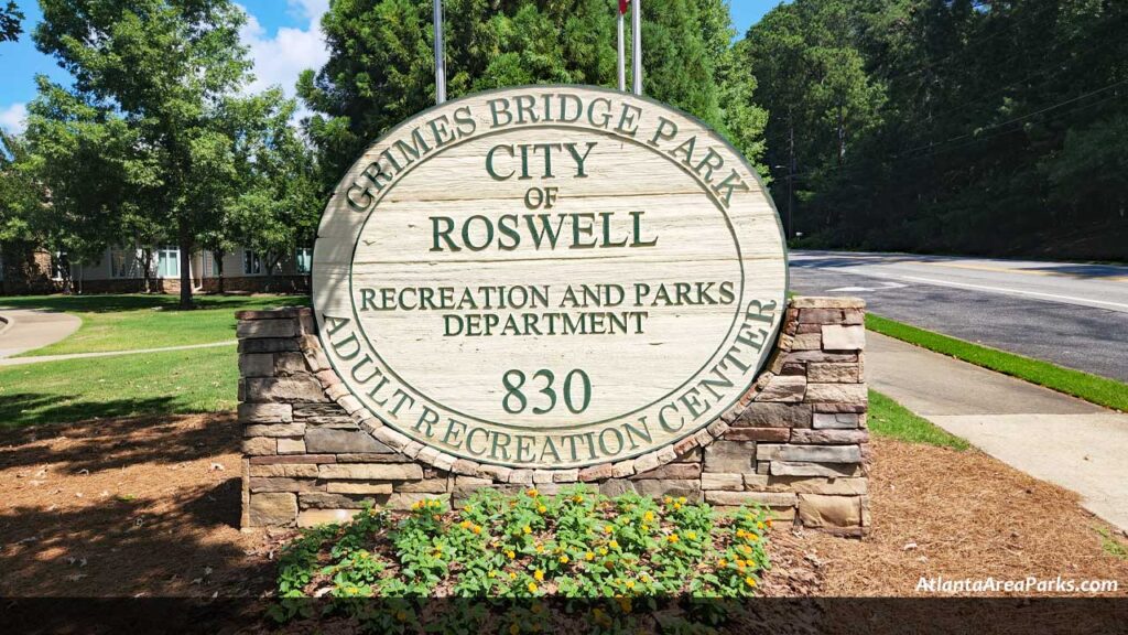 Grimes-Bridge-Park-Fulton-Roswell-Park-sign