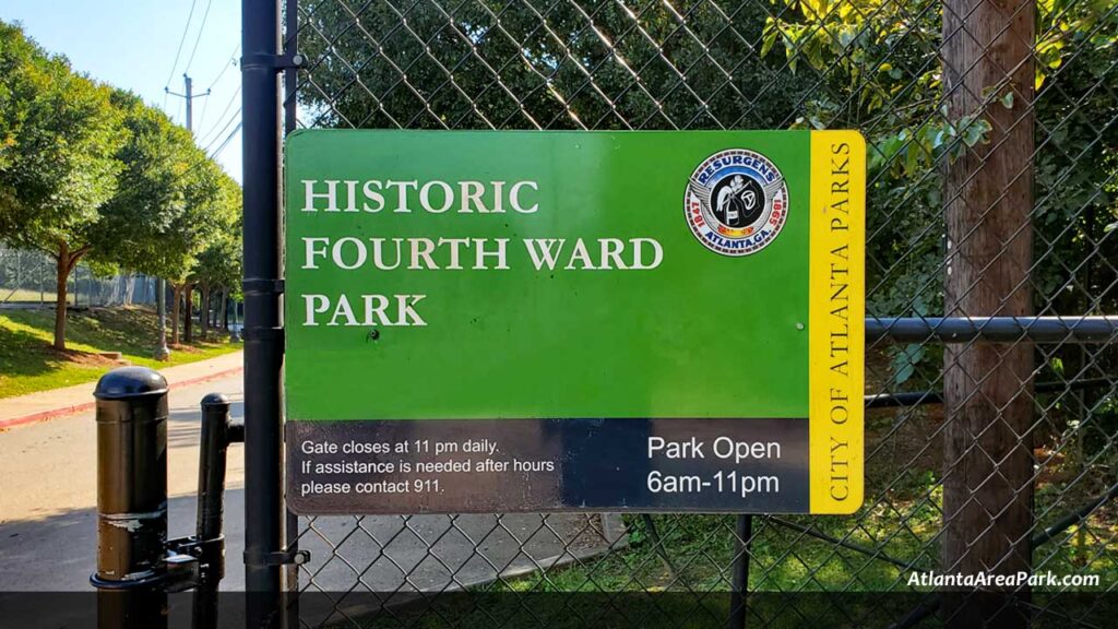 Historic-Fourth-Ward-Park-Fulton-Atlanta-Park-sign