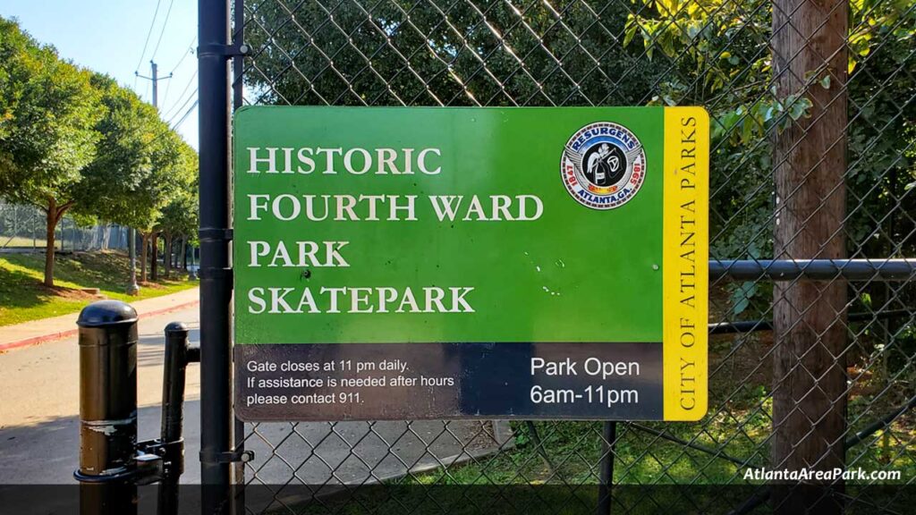 Historic-Fourth-Ward-Skatepark-Fulton-Atlanta-Park-sign