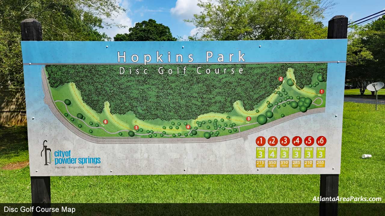 Hopkins-Road-Park-Cobb-Powder-Springs-Disc-Golf-Course-Map