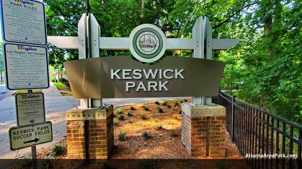 Keswick-Park-Dekalb-Chamblee-Park-sign