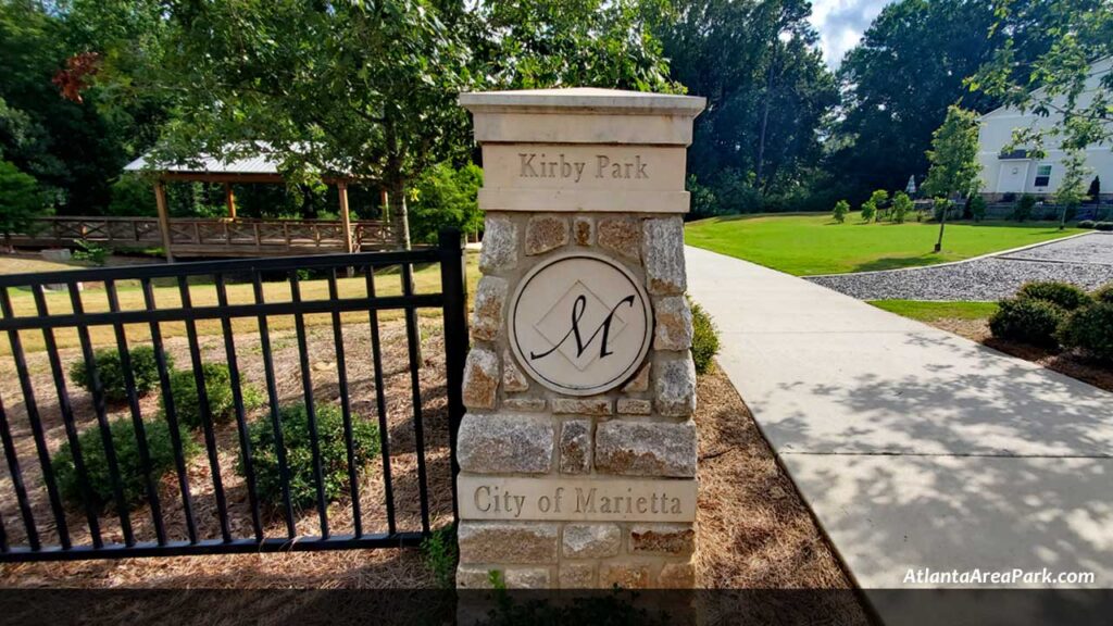 Kirby-Park-Cobb-Marietta-Park-Sign