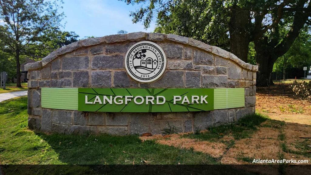 Langford-Park-DeKalb-Brookhaven-Park-sign