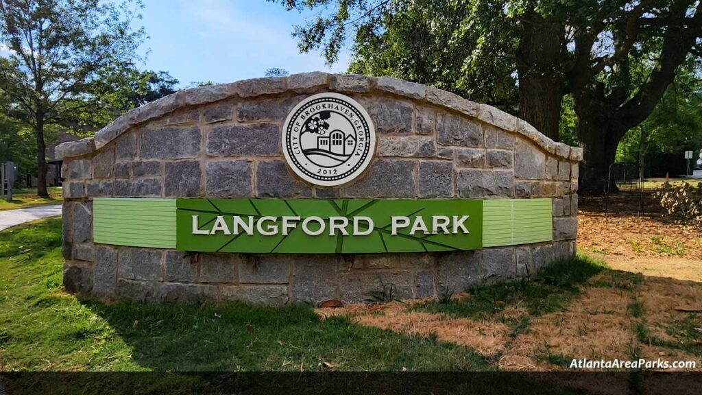 Langford-Park-DeKalb-Brookhaven-Park-sign