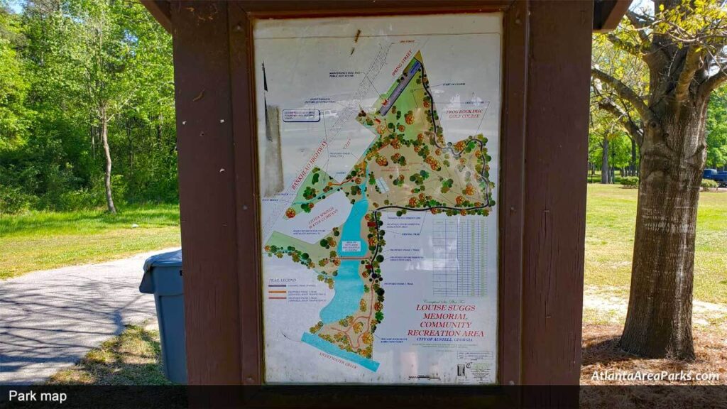 Louise-Suggs-Memorial-Park-Cobb-Austell-Frog-Rock-Disc-Golf-Park-map