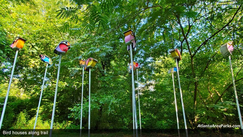 Mason-Mill-Park-Dekalb-Decatur-Bird-houses-along-trail