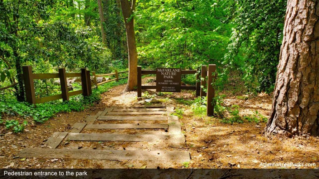 McFarlane-Nature-Park-Cobb-Marietta-Pedestrian-entrance