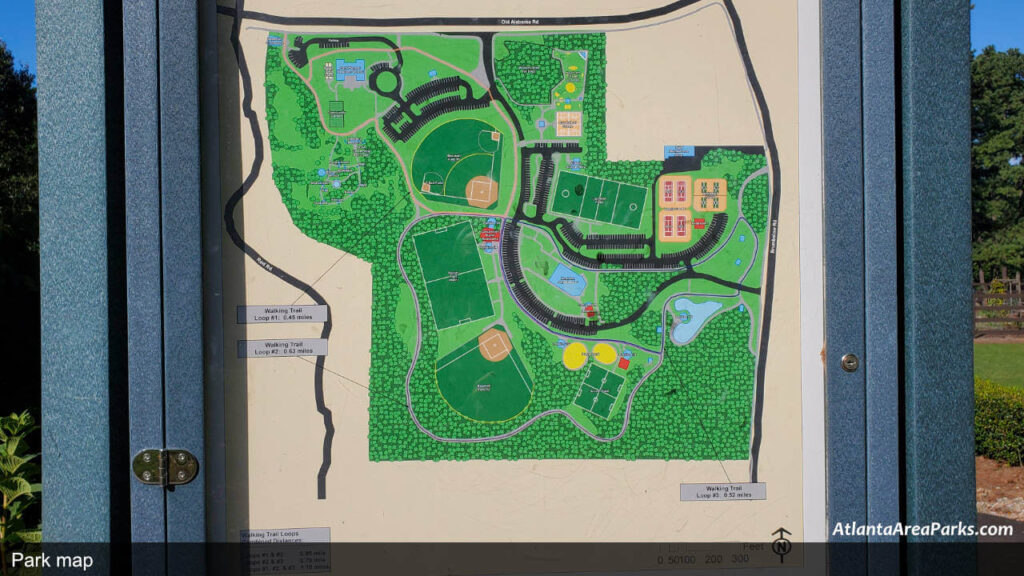 Newtown Park Fulton Johns Creek Park map