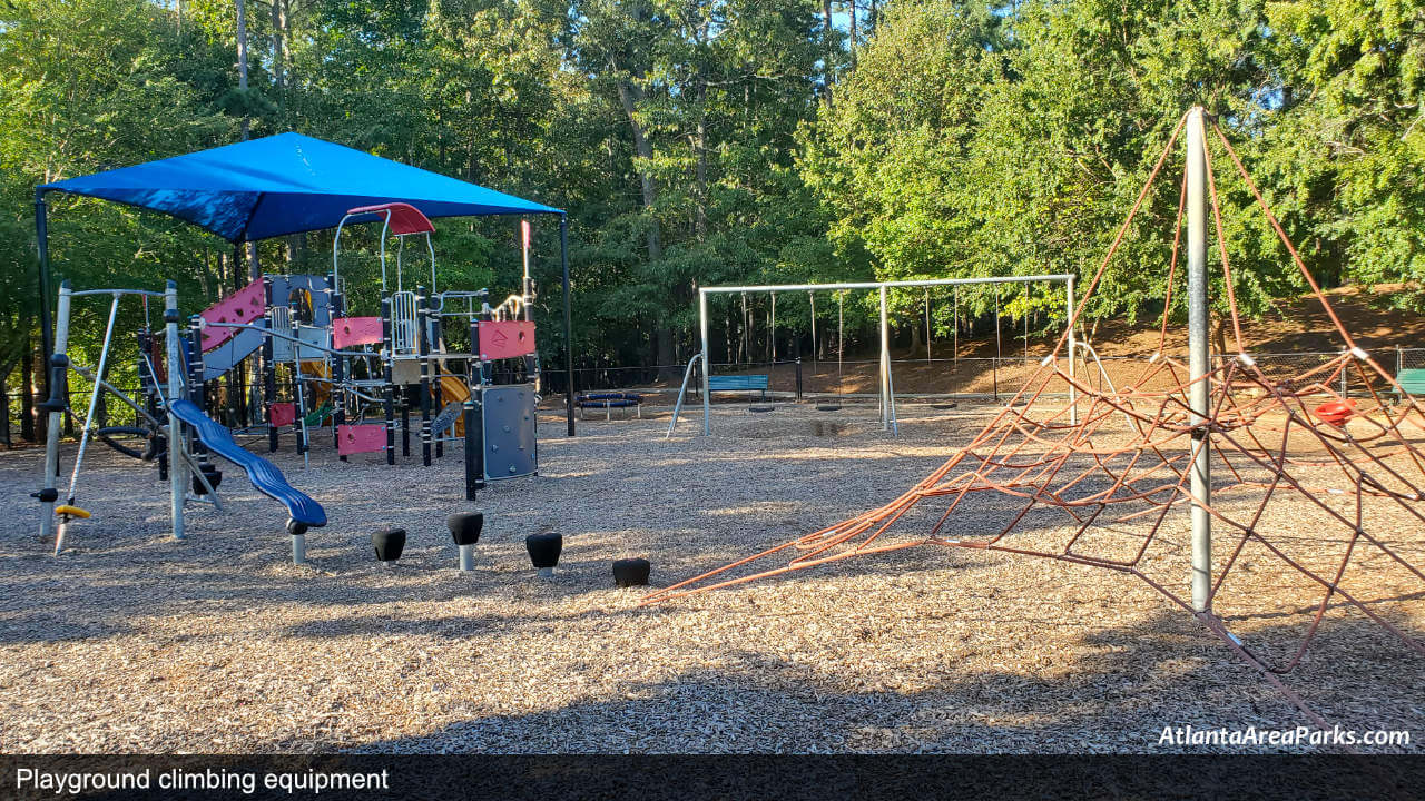 Newtown Park Fulton Johns Creek Playground ages 5 to 12 climbing equipment