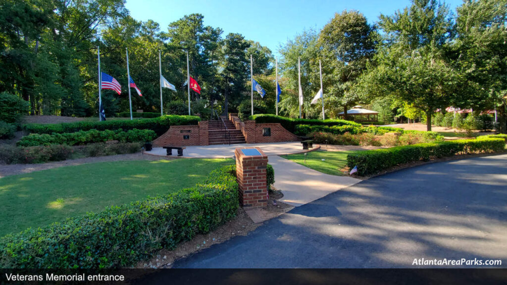 Newtown Park Fulton Johns Creek Veterans Memorial entrance