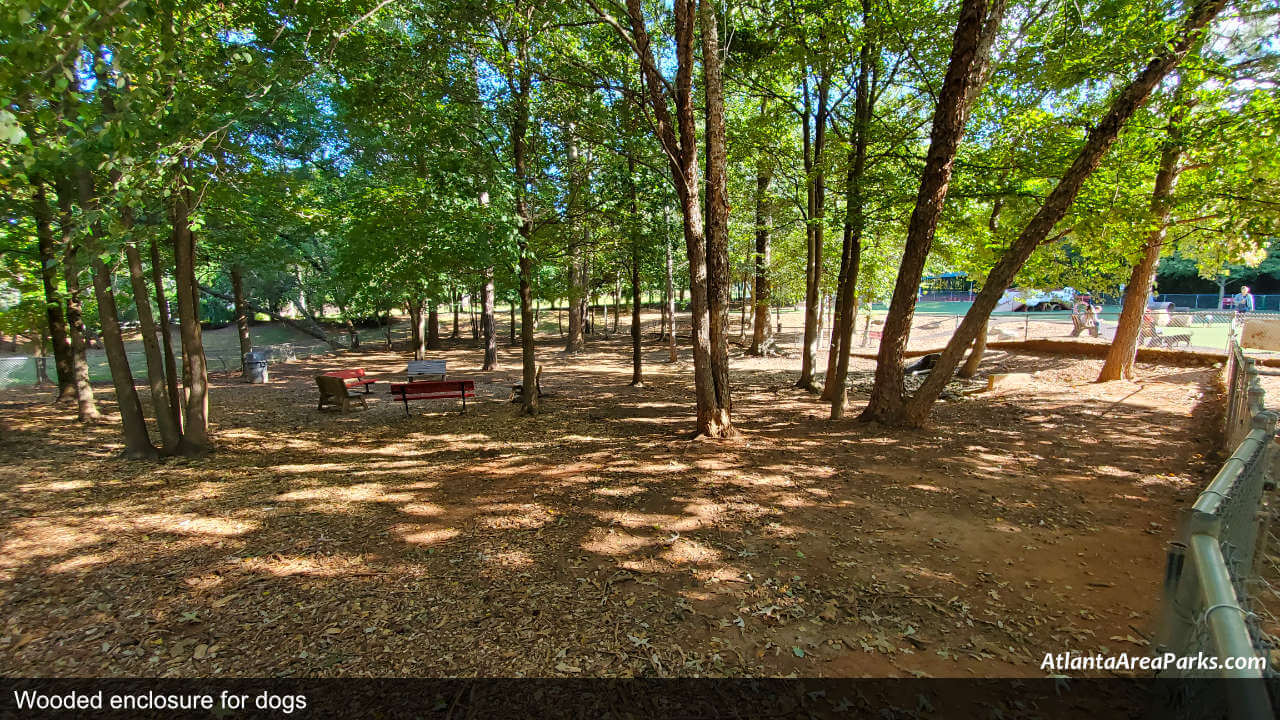 Newtown Park Fulton Johns Creek Wooded enclosure for dogs