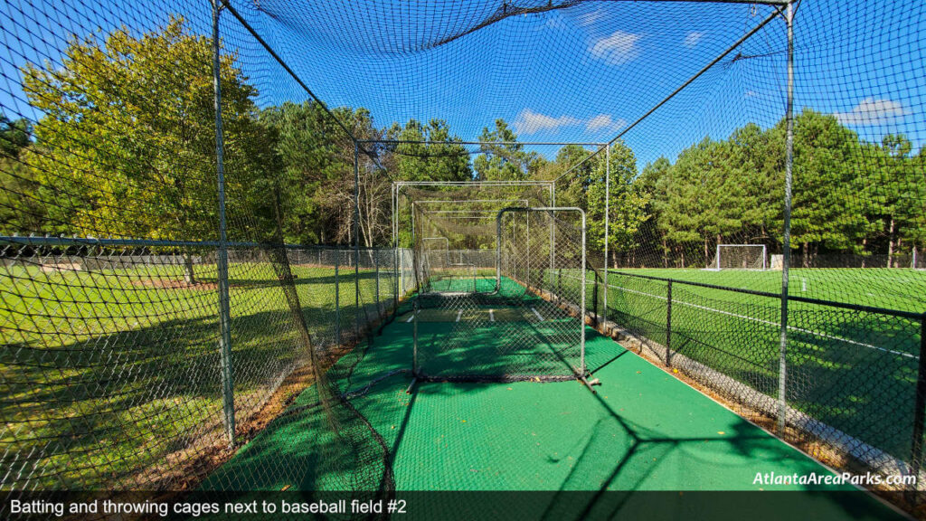 Newtown Park Fulton Johns Creek batting and throwing cages next to baseball field_2
