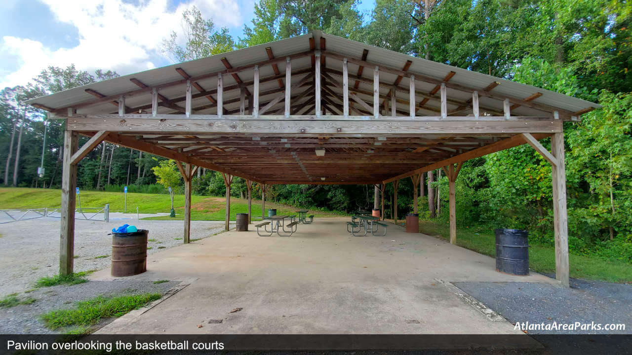 Nickajack Park Cobb Mableton Pavilion overlooking basketball courts