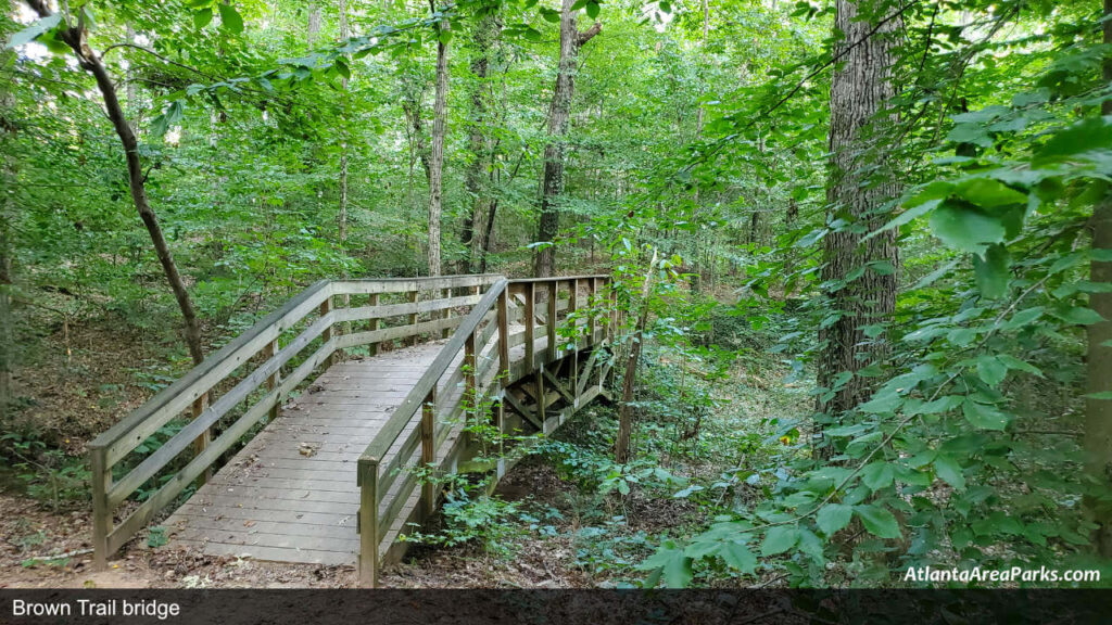 North Cooper Lake Mountain Bike Park Smyrna Brown Trail bridge