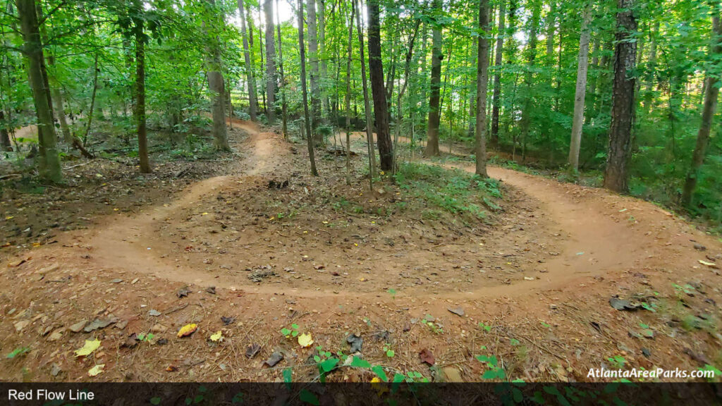 North Cooper Lake Mountain Bike Park Smyrna Red Flow Line Berm