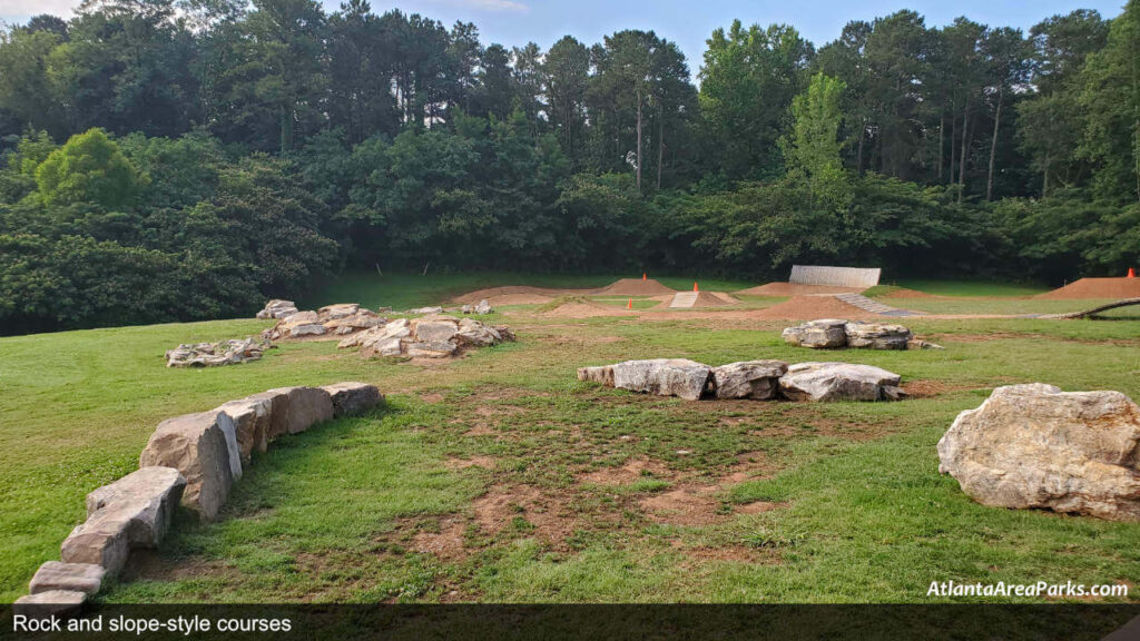 North Cooper Lake Mountain Bike Park Smyrna Rock and slope style courses