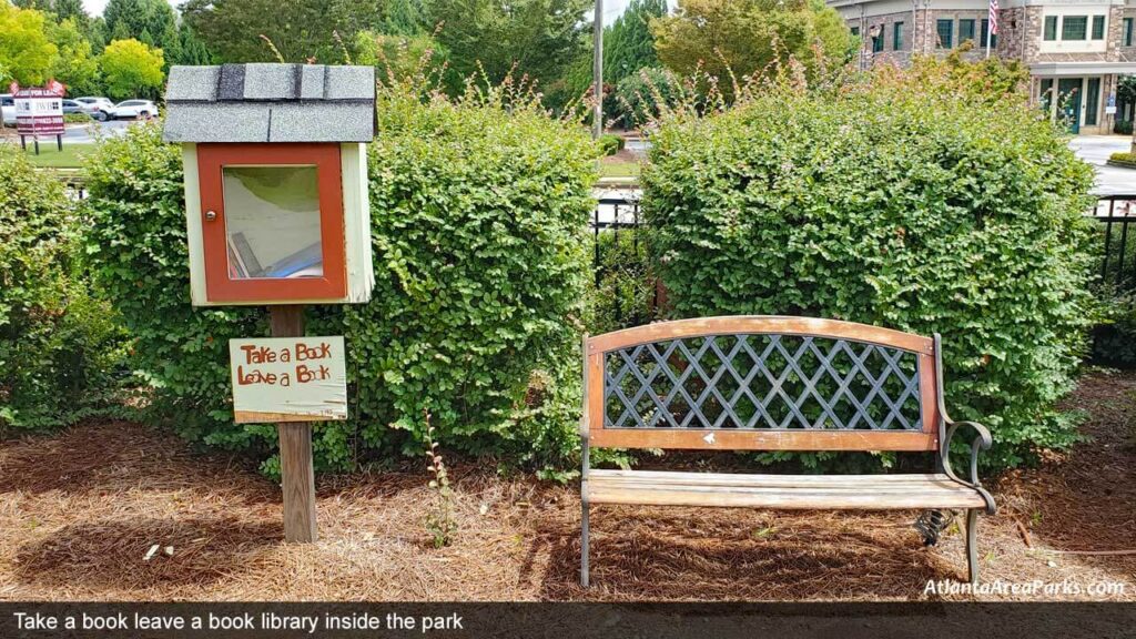 Oakdale-Park-Cobb-Smyrna-Take-a-book-leave-a-book-library-inside-park